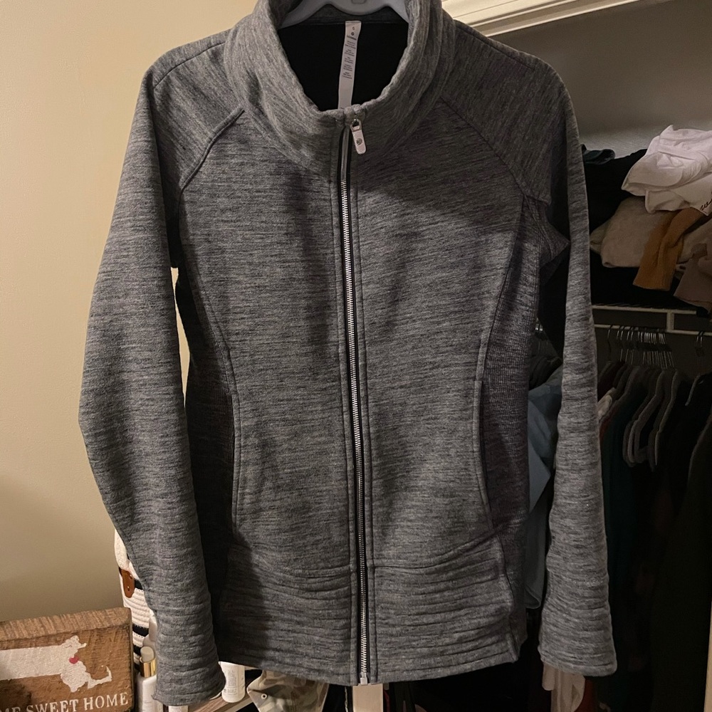 Lululemon high neck zip up sweater - like new